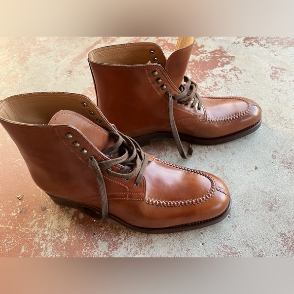 Cortina X Rider Boot Company honey shell cordovan boots. - Picture 6 of 8